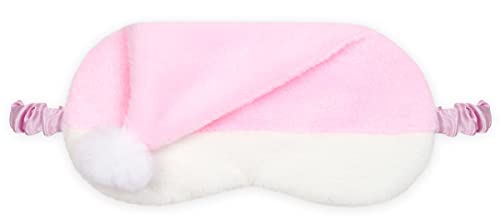 Embroidered Fleece Sleep Mask E2855