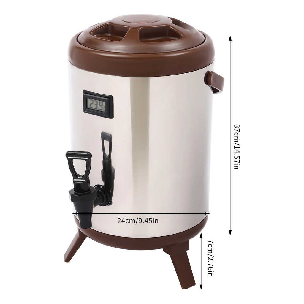 8L Stainless Steel Insulated Beverage Dispenser F64223