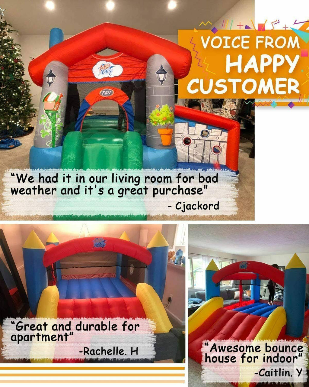 Inflatable Bounce House with Slide T586222