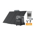 DELTA Pro Portable Power Station 3600Wh and 400W Portable Solar Panel Q168