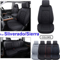Black&Red Synthetic Leather Car Seat Cover Full Set U51345