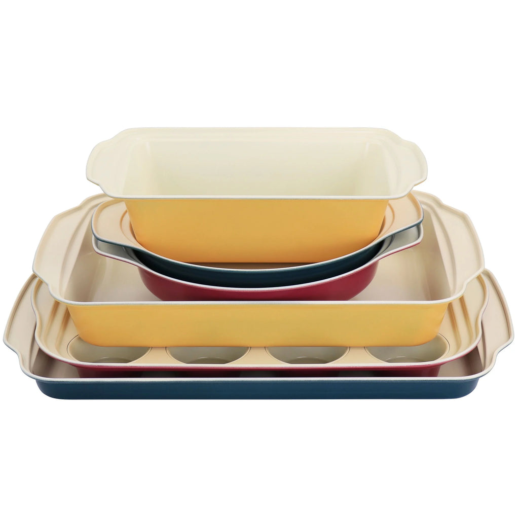 6 Piece Ceramic Nonstick Bakeware Set S718