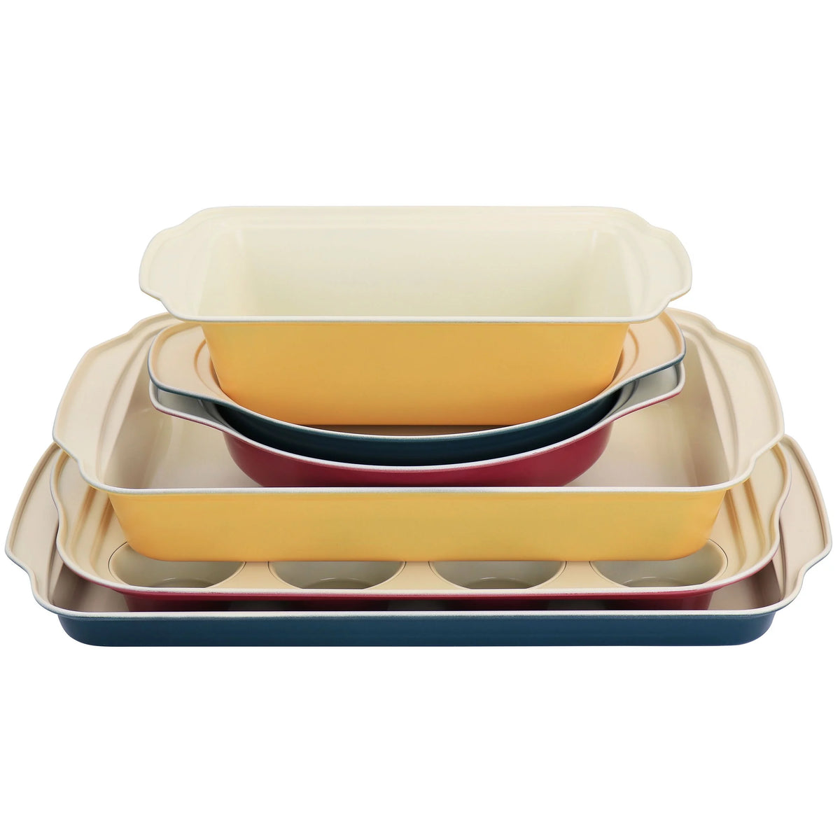 6 Piece Ceramic Nonstick Bakeware Set S718