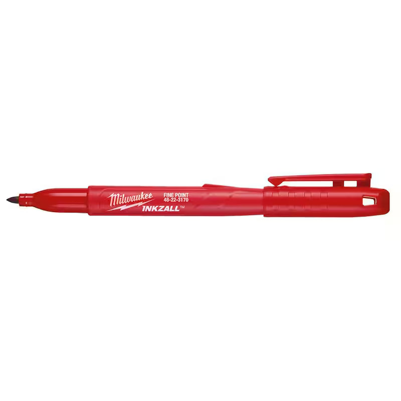 Red Fine Point Permanent Marker R5206