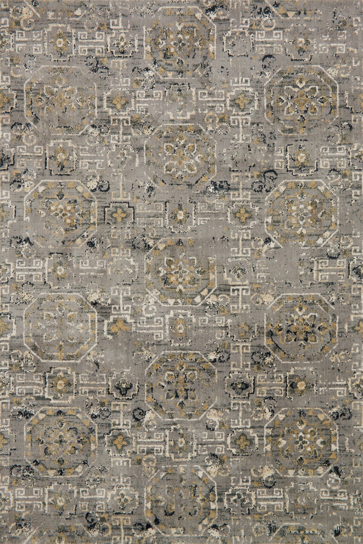 Grey 6'7 x 9'2 Rug I321585