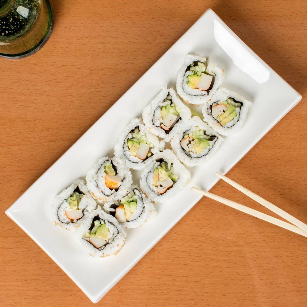 Porcelain Rectangular Thick Platter 11-1/2in. x 5-1/4in. E2465