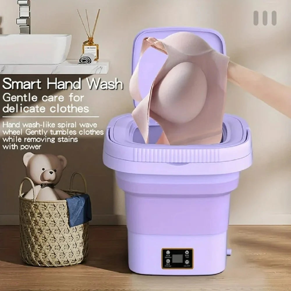 Portable 9L Foldable Mini Washing Machine X361