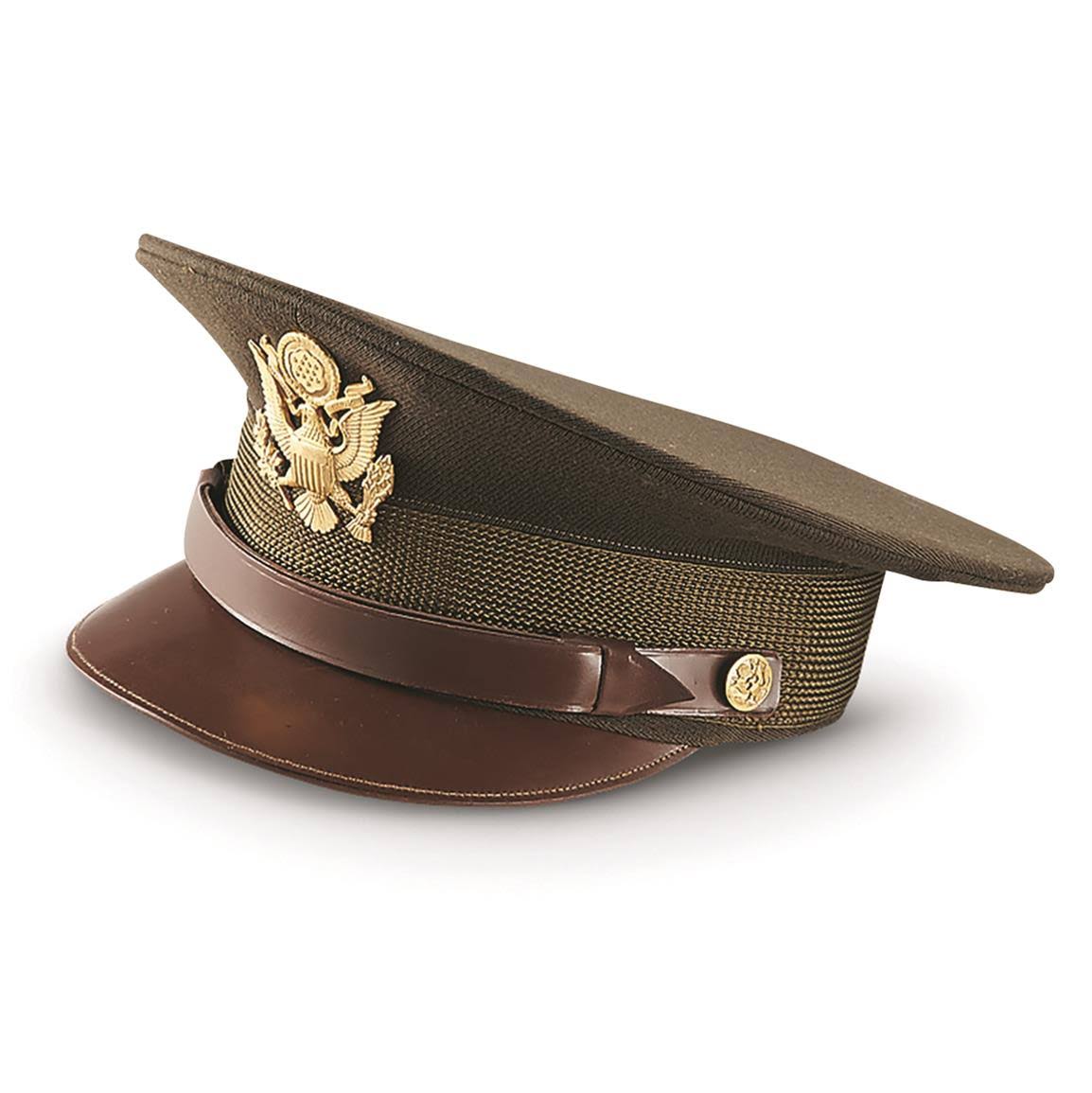 Grey Military Officer Cap F14049