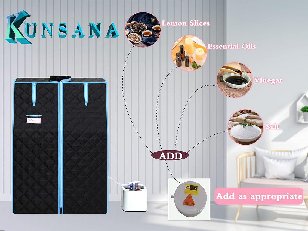 Steam Sauna Tent with 2L 1000 Watt Steam Generator Q78057