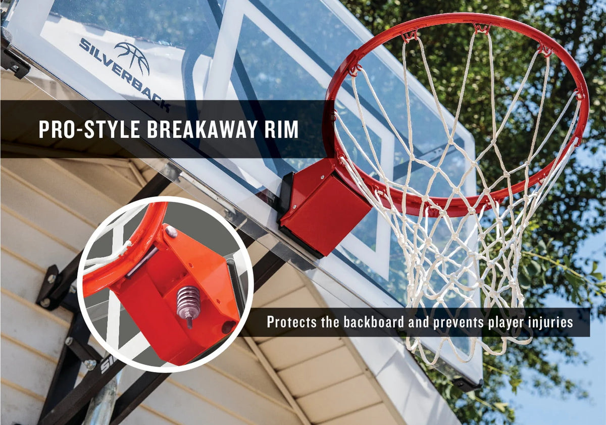 Wall Mounted Adjustable-Height Basketball Hoop H826976