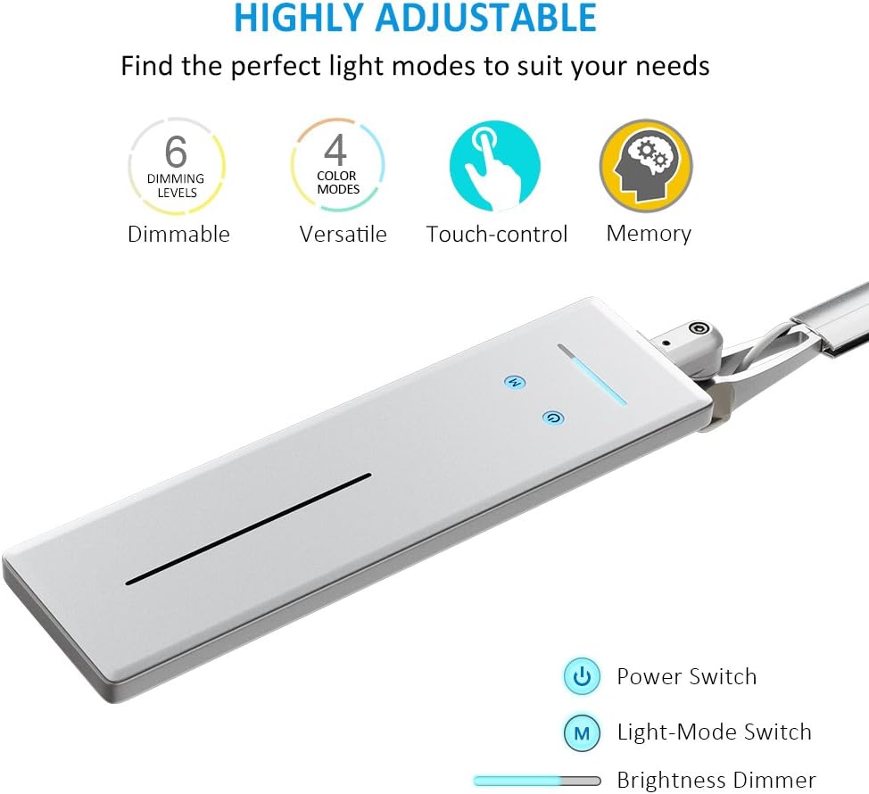 Metal Architect LED Desk Lamp with Clamp S275