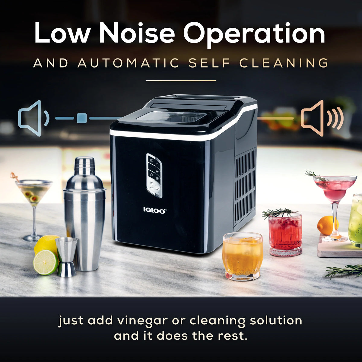 Automatic Self-Cleaning 26-Pound Ice Maker V906
