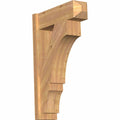 7 1/2x22W x 24x22D x 36x22H Smooth Craftsman Outlooker, Western Red Cedar O82141