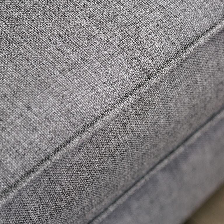 Bluish Gray Linen-like Fabric Living Room Set 3pcs M5478