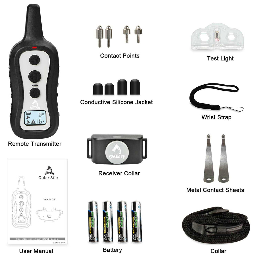 Remote Dog Bark Control & Training Shock Collar V583