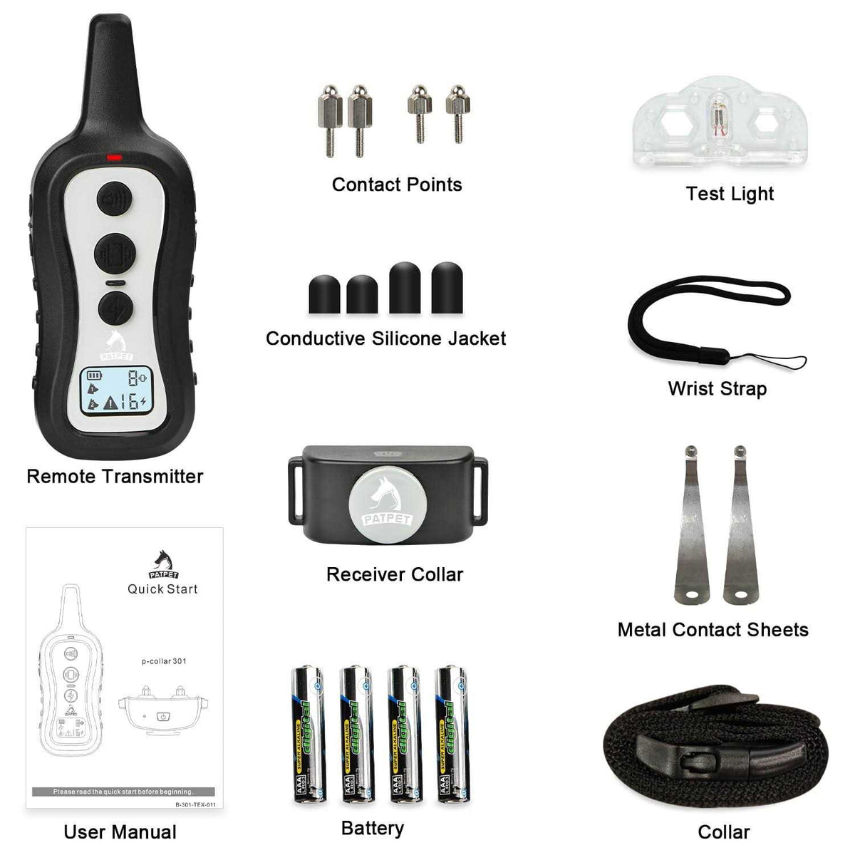 Remote Dog Bark Control & Training Shock Collar V583