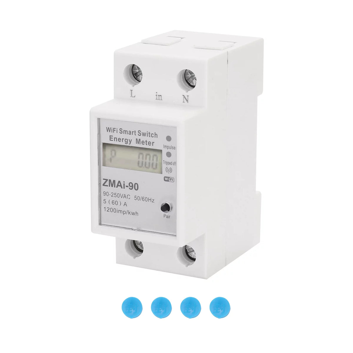 Single-Phase Din Rail Wifi Energy Meter H180