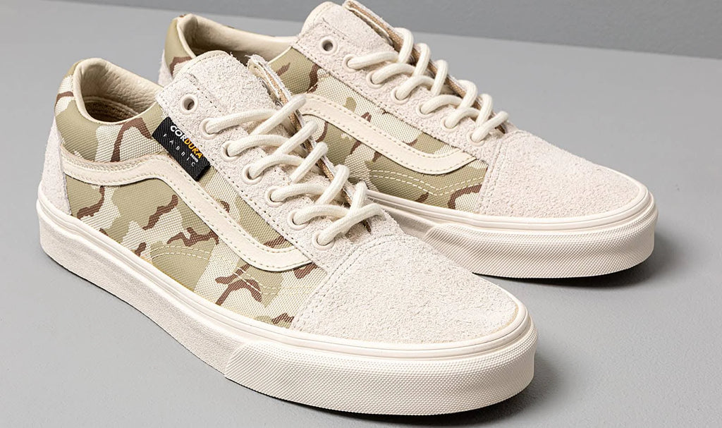 White Asparagus Camo Old Skool Shoes R483