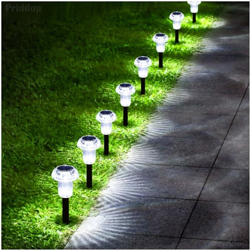 Solar Lights Outdoor 12 Pack LED Waterproof Color Changing Mushroom Shape Z54790