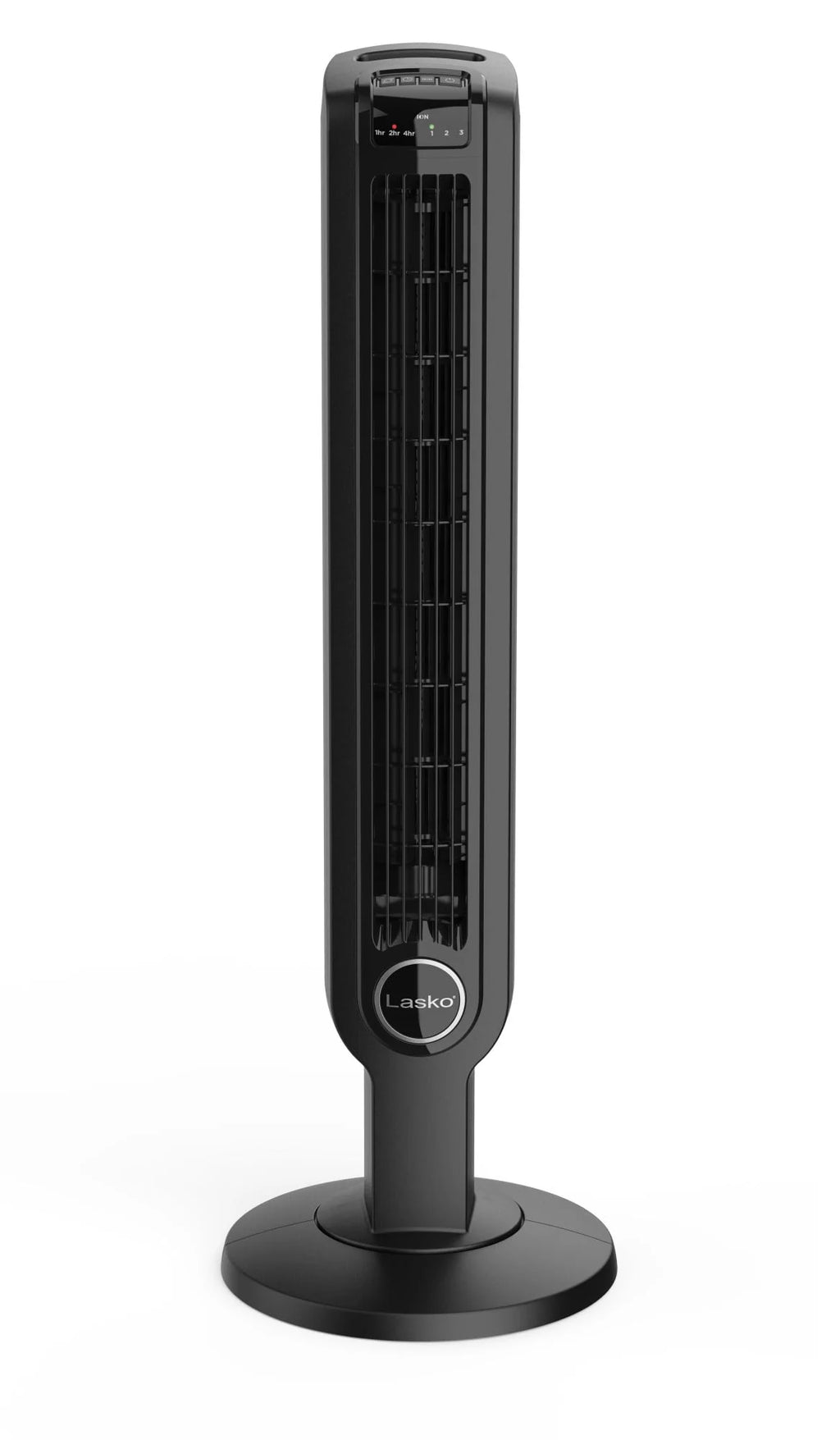 Black 3-Speed Oscillating Tower Fan with Remote B6669