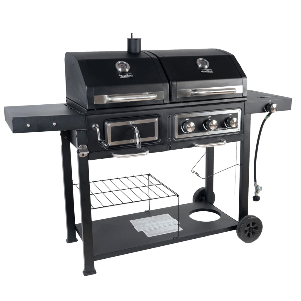 Dual Fuel Gas & Charcoal Combo Grill J13984