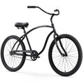 Matte Black Single-Speed Beach Cruiser Bike F985