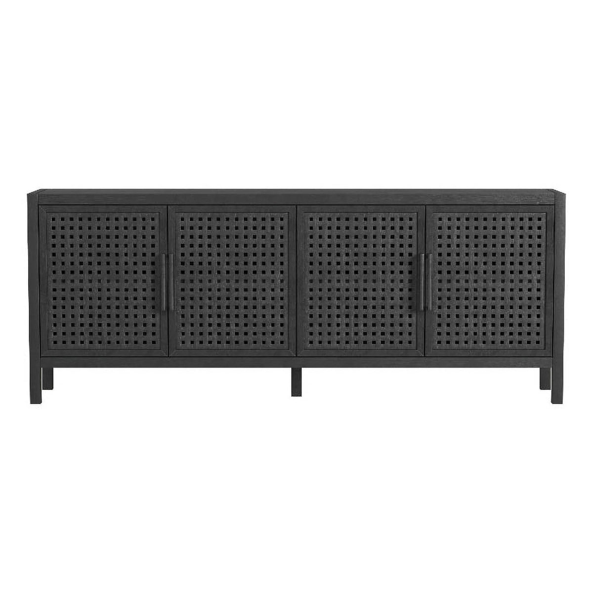 Black Natural Mango Wood Server W9712