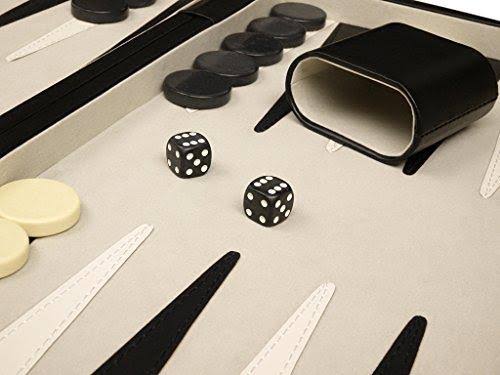 Black Attache Case Backgammon Board Set S66750