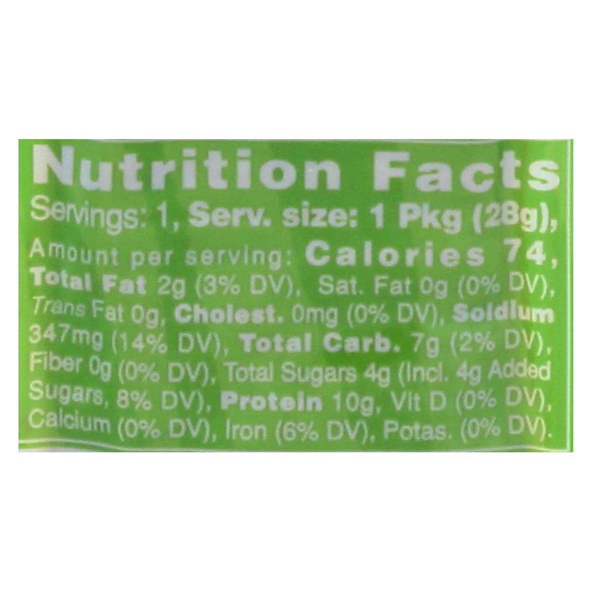 Vegan Seitan Jerky Mesquite Lime 1 oz Case of 24 J161154