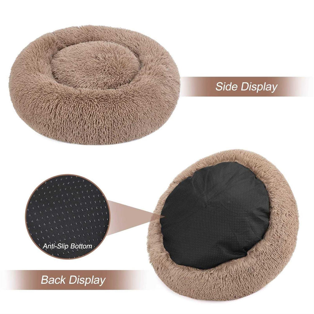 Orthopedic Donut Cuddler Round Washable Dog and Cat Bed U54811