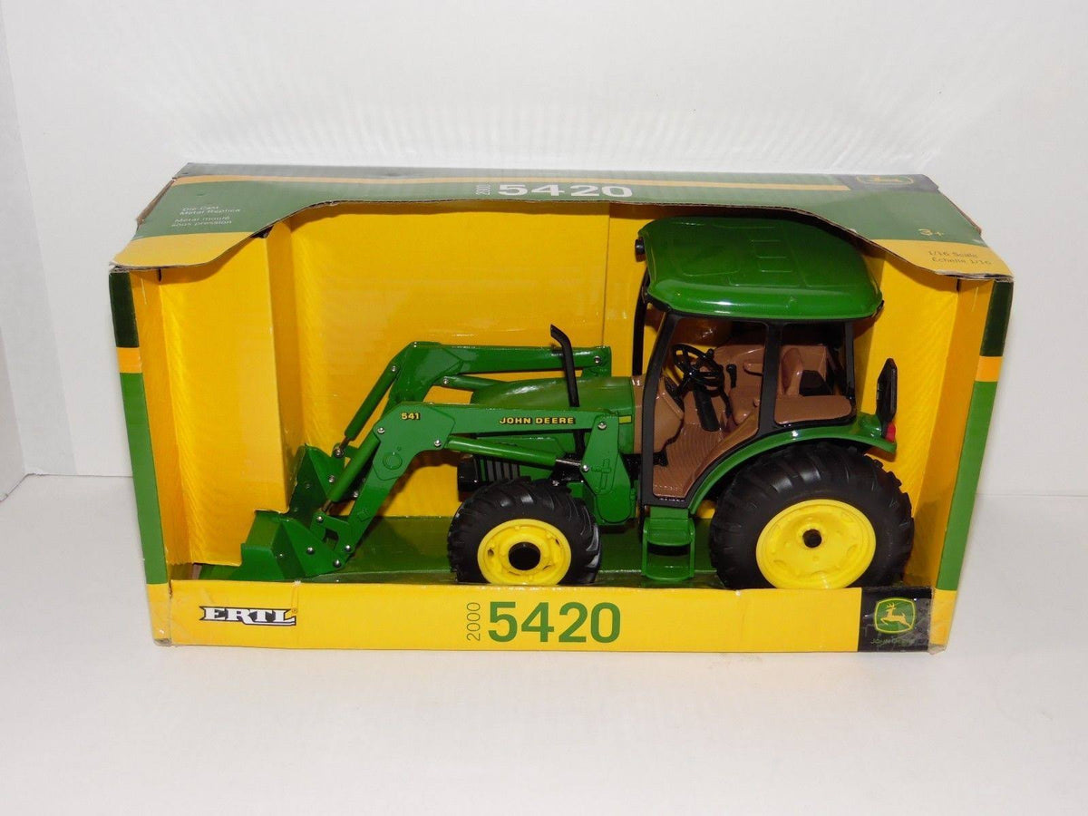 Green Tractor with Cab Loader E612098