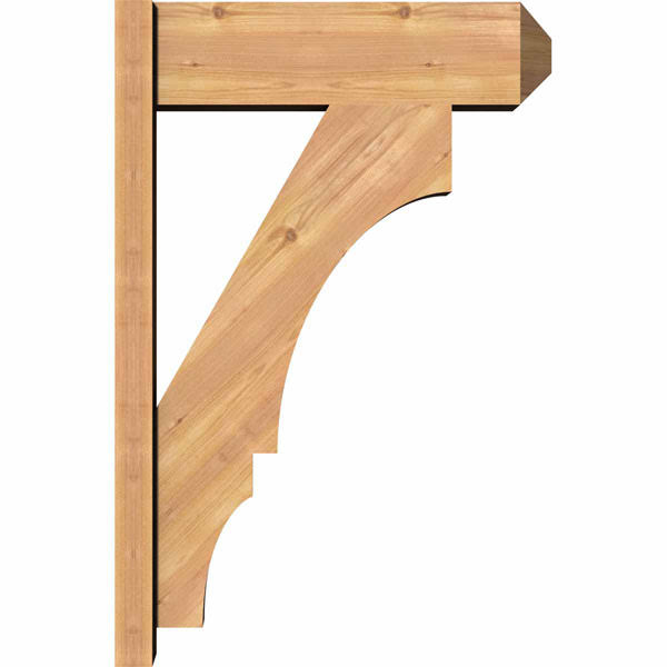 7 1/2x22W x 24x22D x 36x22H Smooth Craftsman Outlooker, Western Red Cedar O82141