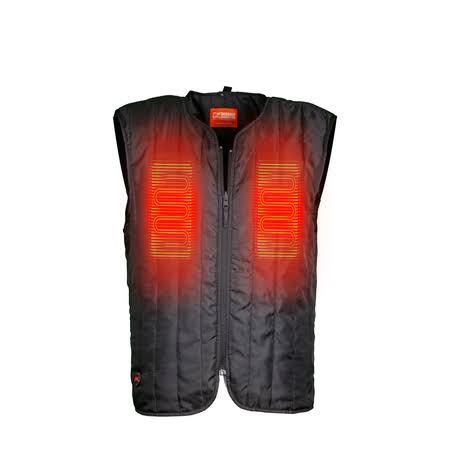Hi Viz Yellow/Black Heated Rain Jack B8825