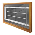White 4-Bar Adjustable Width Window Guard Z149