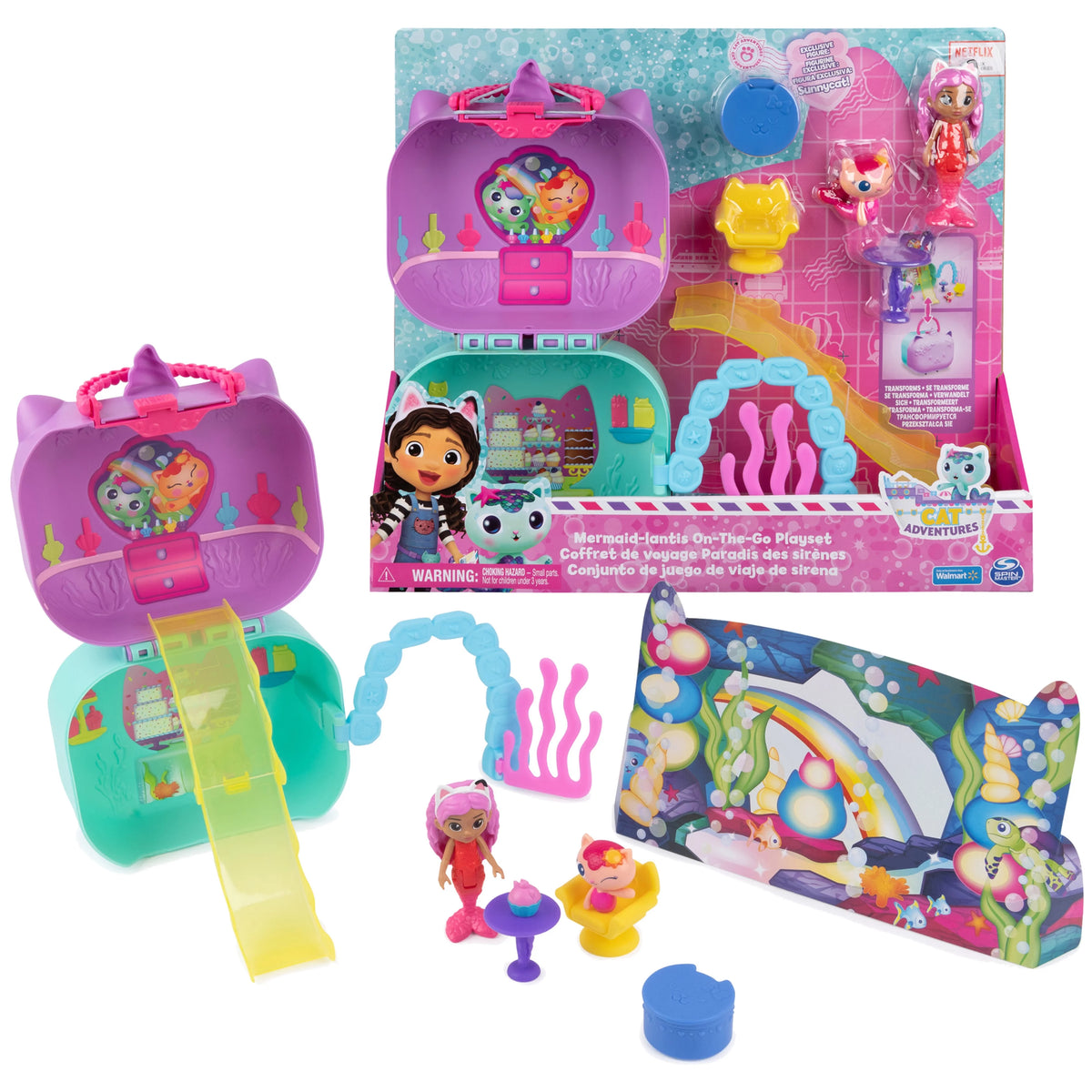 Mermaid-lantis On-The-Go Playset E592893