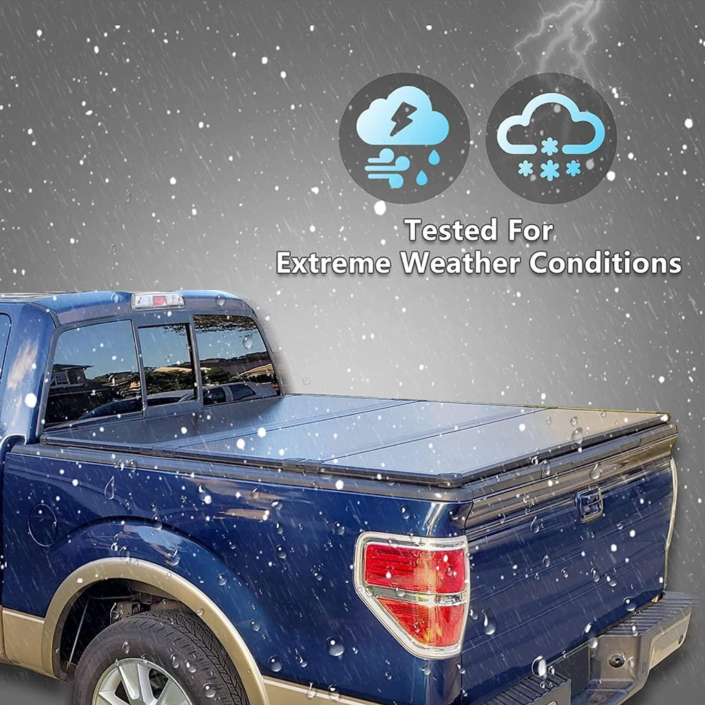 5.5ft Hard Tri-Fold Truck Bed Tonneau Cover L5162