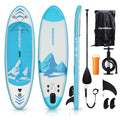 Inflatable Stand Up Paddle Board with Paddle Pump and Backpack O244334