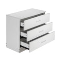 White 3 Drawer Dresser L787
