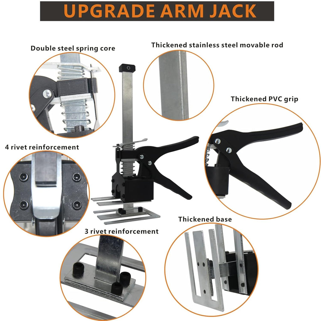 150KG Hand Jack Tool Furniture Lifting Levelers (2PCS) A36268