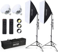 Softbox Continuous Photography Lighting Kit with 2 Soft Boxes and 2 LED Bulbs L5084