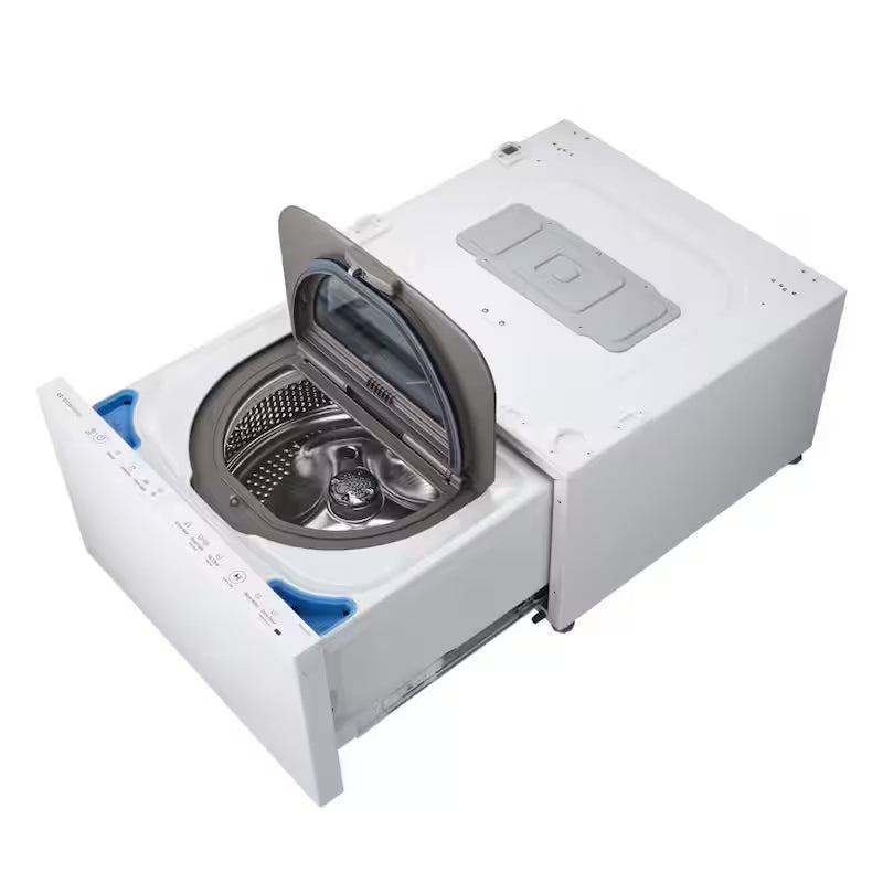 24 in. W 0.7 cu. ft. Laundry Pedestal Washer in White Y22788