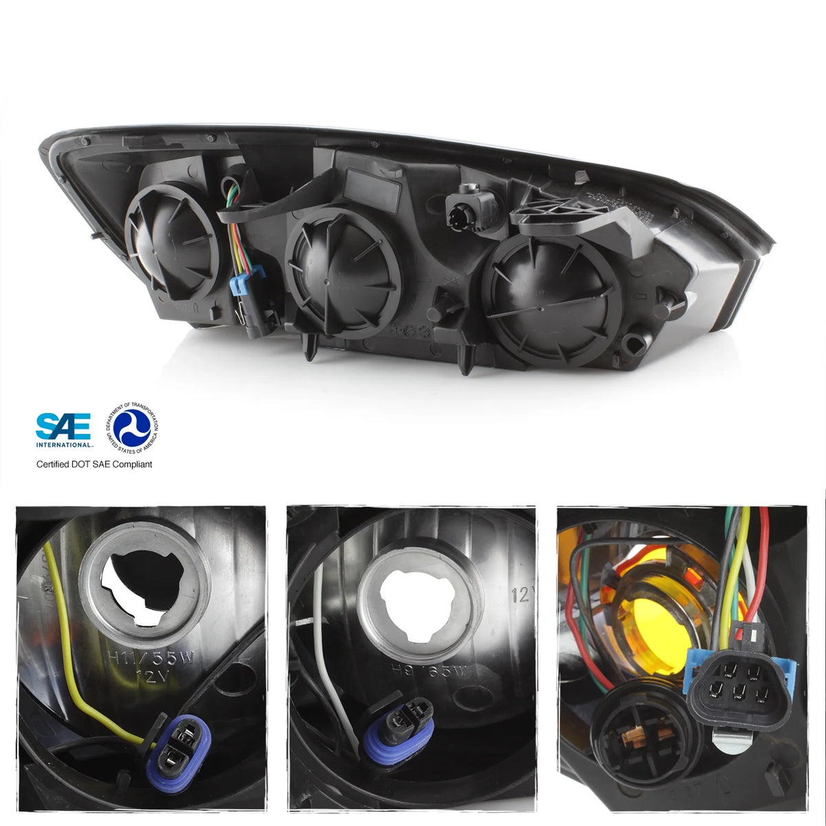 OE Style Headlight Driver Left Side Headlamp U13979