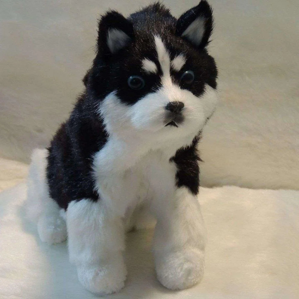 Electronic Interactive Plush Husky Dog Toy N5295