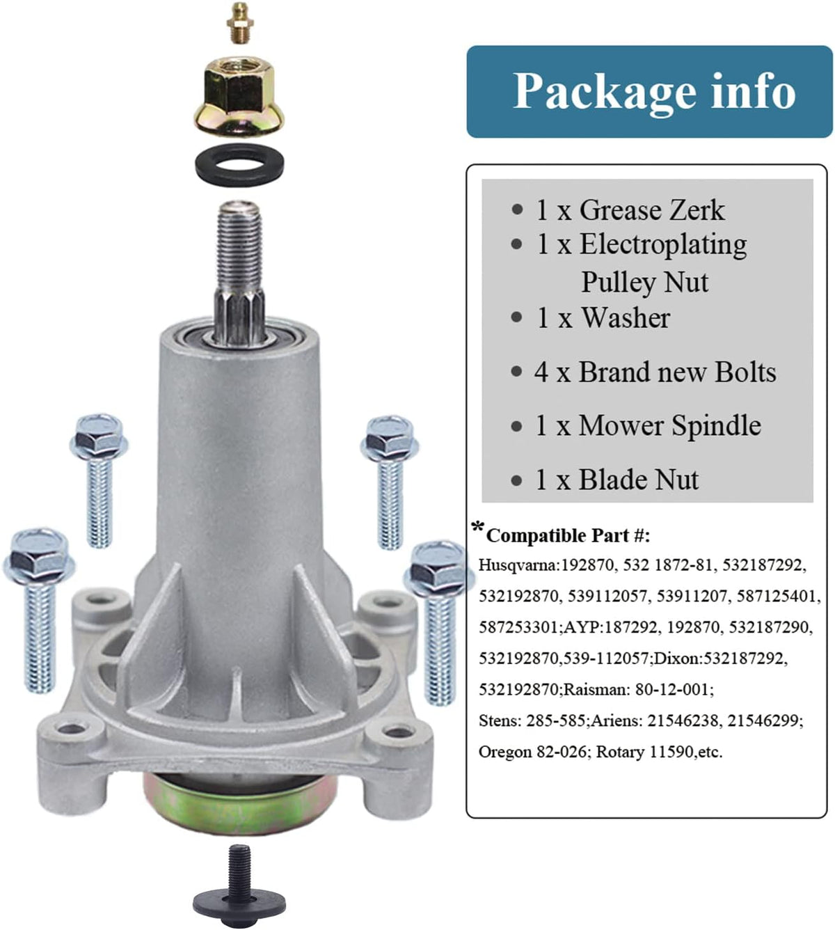 Spindle Assembly Pack of 2 Q28361
