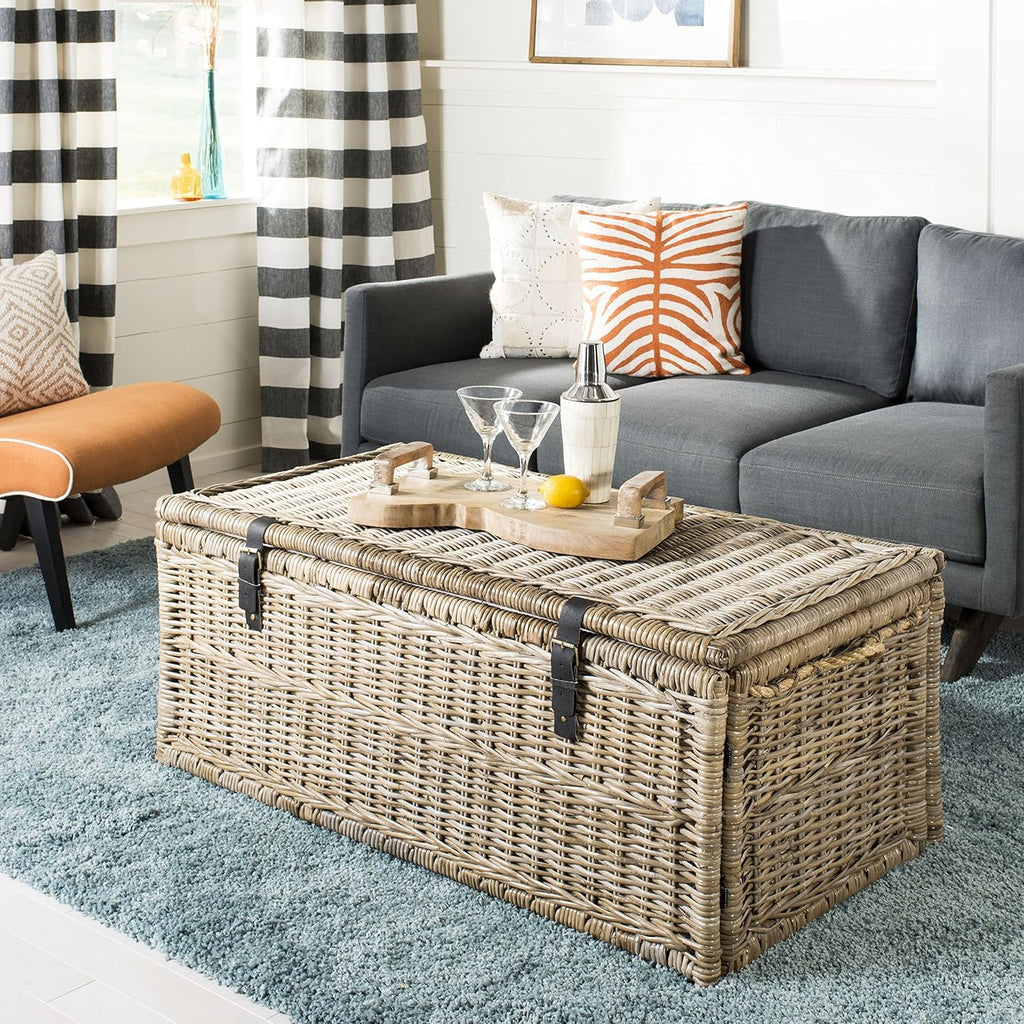 46 Wicker Storage Trunk Z542