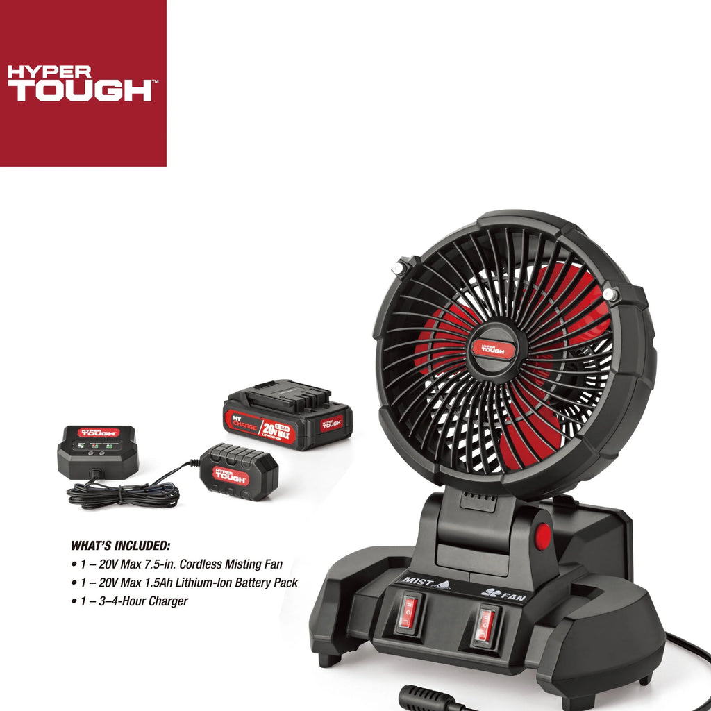 7.5 inch Cordless Misting Fan L96238