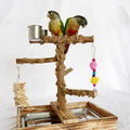 Wood Bird Perch Platform Stand Y2841