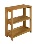 Medium Oak 2 Shelf Wood Bookcase L33140