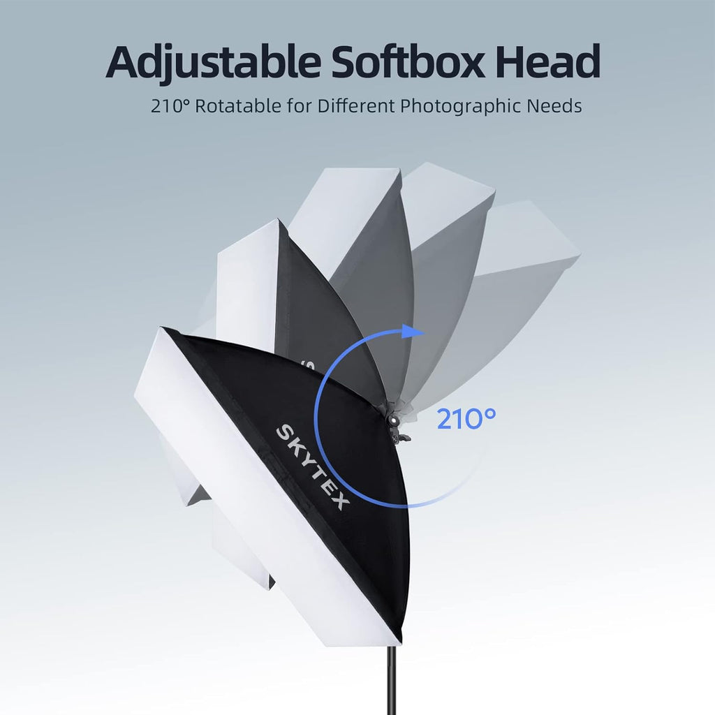 Softbox Continuous Photography Lighting Kit with 2 Soft Boxes and 2 LED Bulbs L5084