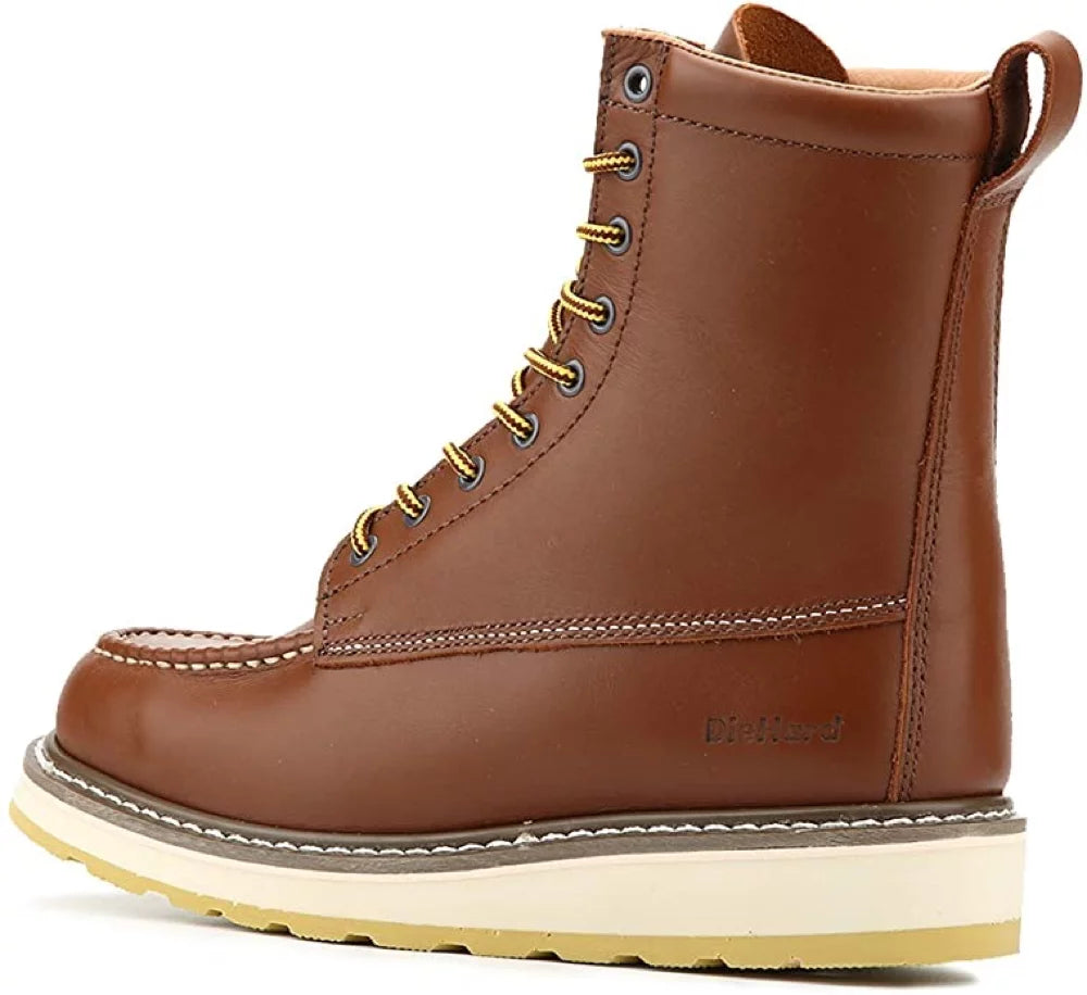 8" Leather Waterproof Soft Toe Work Boots W125